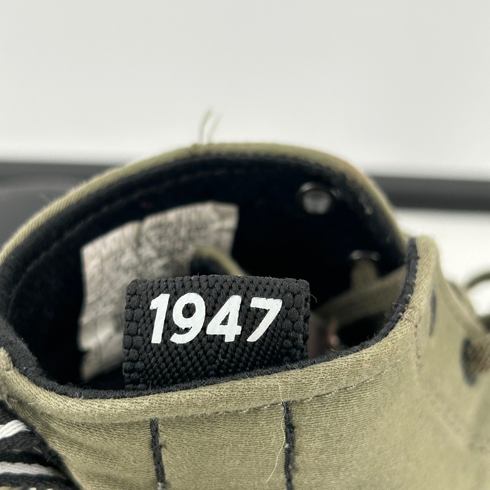 Palladium Revolt Hi Army Olive Green Canvas Platform Lug Sole Boots Womens 8 - Picture 7 of 10